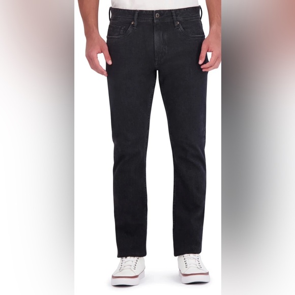 Robert Graham Black Denim Men's Straight Leg Jeans, 34 - Picture 1 of 6